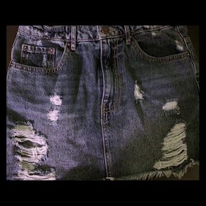 Forever 21 denim mini skirt